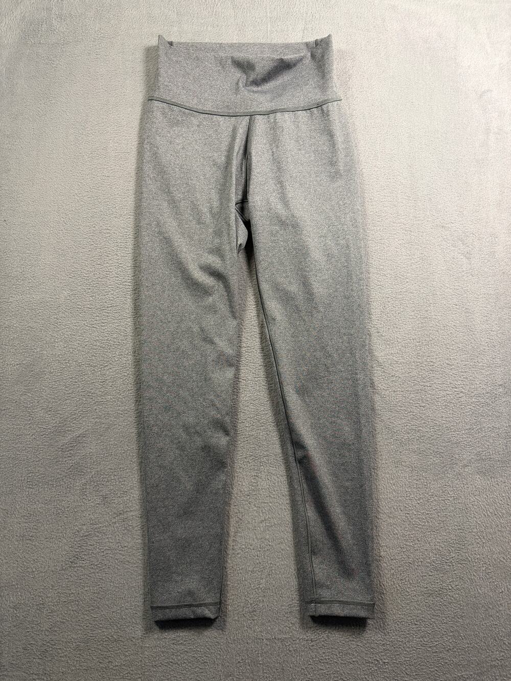 Adidas Womens Small Gray High Waisted Leggings Athletic Yoga Gym Pants Size S